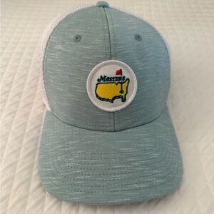 Masters Light Green & White Trucker Hat with Yellow Logo